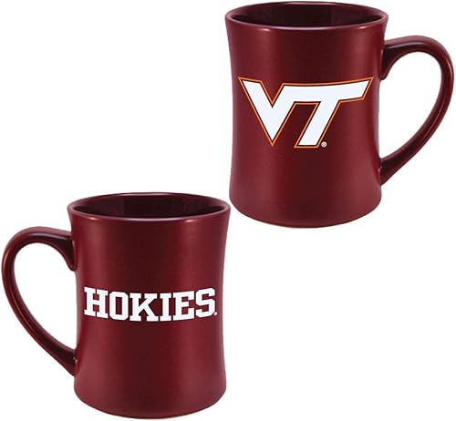 Taza de cerámica RFSJ de 16 onzas (Virginia Tech Hokies)