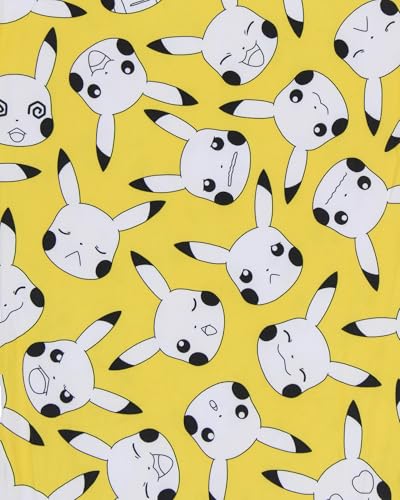 Pokemon Men's Pikachu Expressions Allover Design Adult Lounge Sleep Pajama Pants3