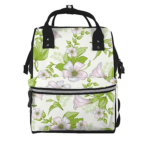 Sac à dos décontracté Morning Glory pour ordinateur portable et cours