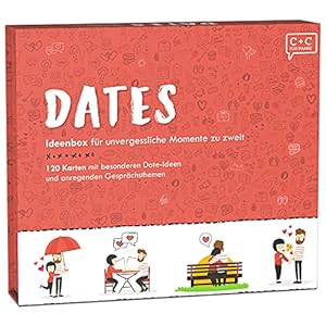 Date Ideen für Paare und Fragen für Paare – Geschenk für Paare – Paarbox für Paarzeit als Partner Geschenk – Jahrestag…