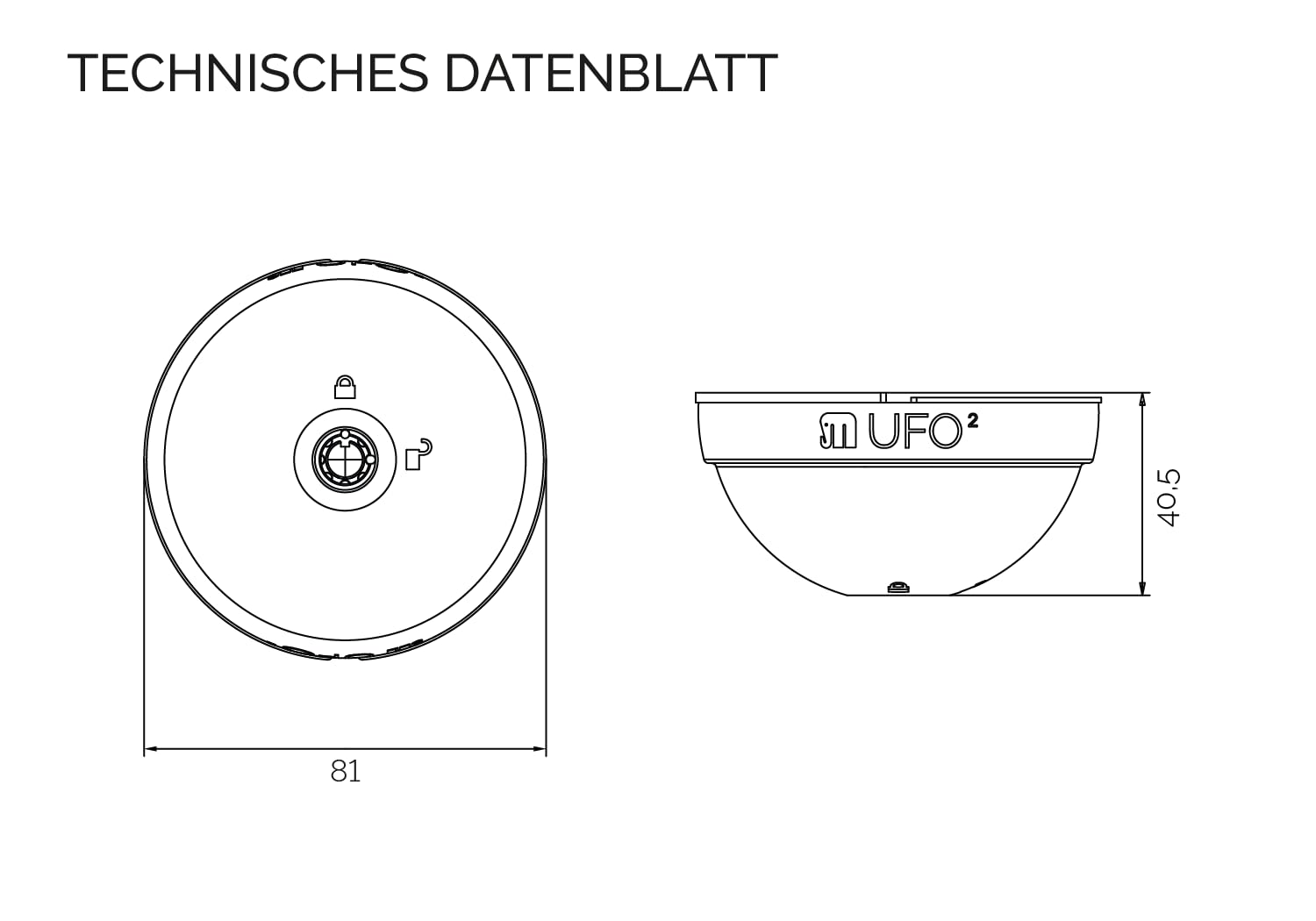 UFO MERONI SERRATURE - Ufo2 Sicherheitsschloss Transporter, Einbruchschutz Wohnmobil für Lieferwagen und leichte Nutzfahrzeuge, Sicherheitsschloss für Lieferwagen, Door Lock (1 Stück)