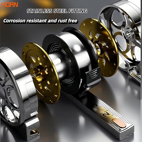 Kompaktes 2m Edelstahl-Maßband Metrisch + Imperiale doppelseitige Skala mit Schlüsselanhänger - Langlebiges, wasserdichtes Mini-Lineal - Ideal für Heimwerker Holzbearbeitungsprojekte (Silber)