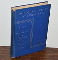 Quelques Textes Naturalistes B000U2DW0S Book Cover