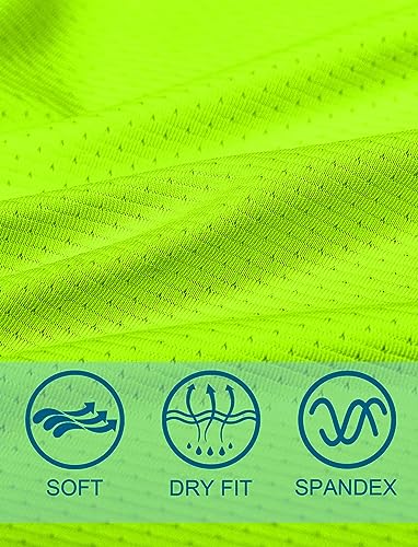 Mens Workout Shirts Dry Fit, Running Top Athletic Tee Moisture Wicking Crewneck Gym T-Shirts Short Sleeve3