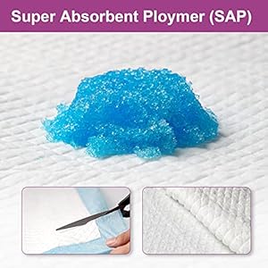 IMMCUTE Dog Pee Pads Extra Large 28″x34″, X-Large Training Puppy Pee Pads Super Absorbent & Leak-Proof, XL Disposable Pet Piddle Pad and Potty Pads for Dogs, Puppies, Doggie (XLarge:28″*34″- 30 Ct)