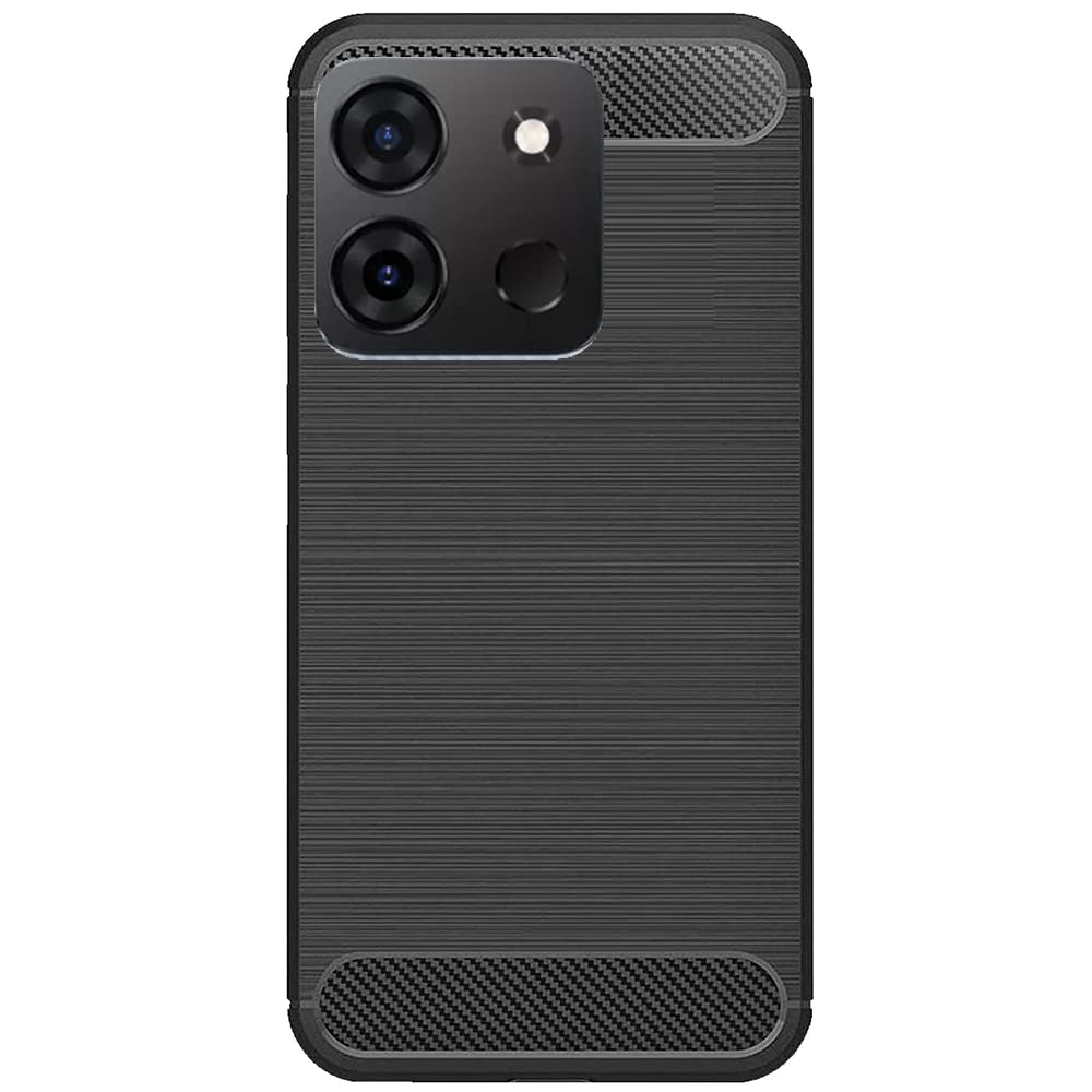 Pinaaki Enterprises Back Cover Case for Infinix Smart 7 / Infinix Smart 7 Cases & Covers (Carbon Fibre Rugged Armour Black Colour) (B0BZPD5NRM) Amazon Price History, Amazon Price Tracker