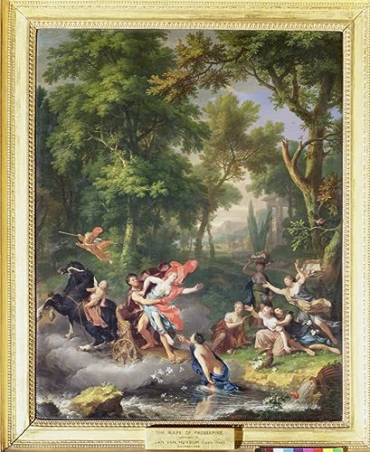 Impresión en lienzo El rapto de Proserpina por Jan Van Huysum, alta definición en 60x90cm