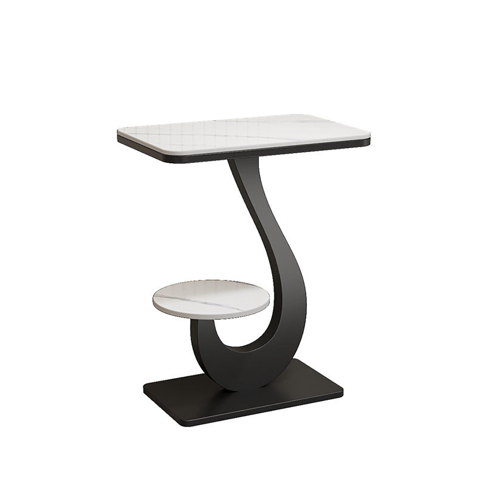 Mesa consola de mármol lujosa y alargada para vestíbulos de diseño contemporáneo