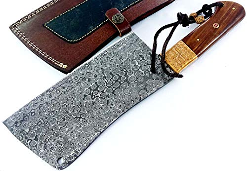 Chef Knife Kitchen Knife Handmade Damascus Steel Blade 2156 - Image 2