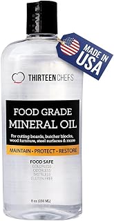 Food-grade mineral oil for knife blades