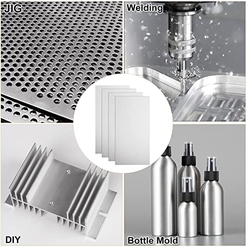 Welding Coupons - 12Pack 6061 T6 Aluminum Sheet Metal 2 X 4 X 1/8 Inch Aluminum Plate Weld Practice Kit For Mig Tig Stick Mma Arc Welding Practice Kit For Beginners #TOP5