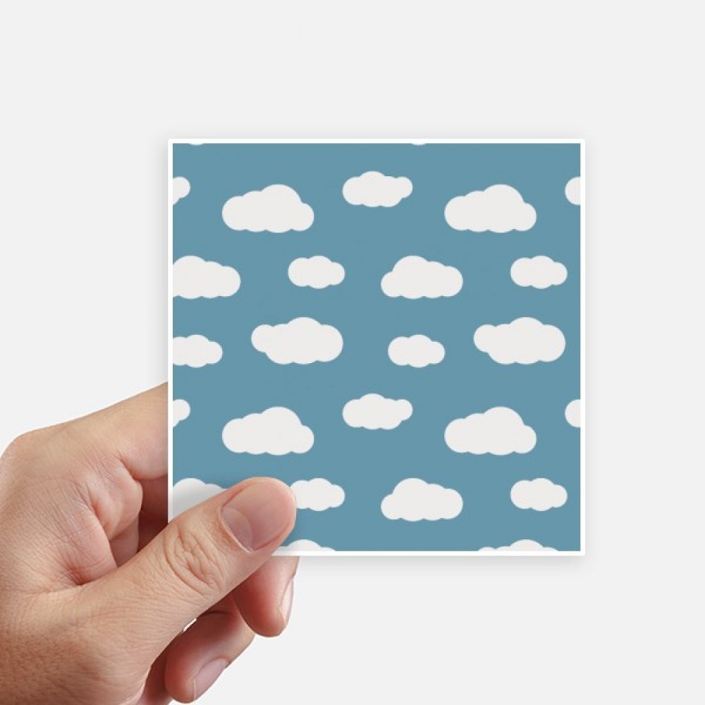 Météo autocollant carré ciel nuage sticker mural pc portable décoration extérieure