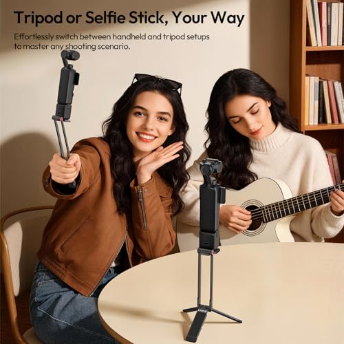Image of ULANZI MA66 Camera Tripod Compatible with DJI OSMO Pocket 3 /Pocket 4,Quick Release Camera Stand with 1 /4 Mount,Uka & Arca-Swiss Magnetic Foldable Selfie Stick,Mantis Hook Stand for Desktop Video Live | Quick Release Camera Stand with 1 /4 Mount,Uka & Arca-Swiss Magnetic Foldable Selfie Stick,Mantis Hook Stand for Desktop Video