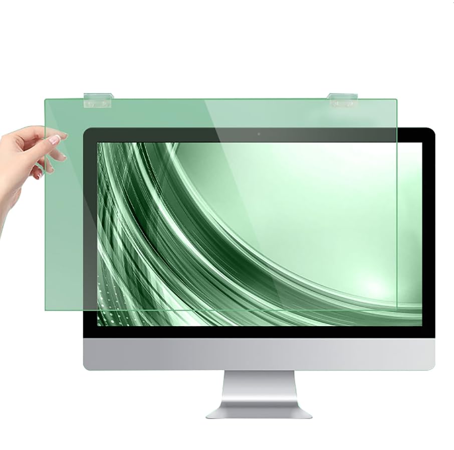 Computer-Bildschirmschoner, Computer-Displayschutzfolie 11,6-29 Zoll HD und grünes Licht(15"(340 * 280mm))