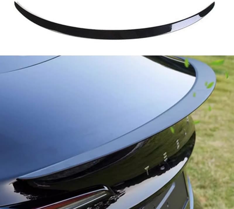 Spoiler for Tesla Model 3 Highland 2024 Performance Spoiler Wing Performance Rear Trunk Lip Tail Lid for 2024 Model 3(Glossy Black) Model 3 Highland Glossy Black