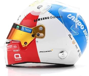 Casque Spark 1/5 Lando Norris McLaren Mercedes GP Miami 2023 - Occasion