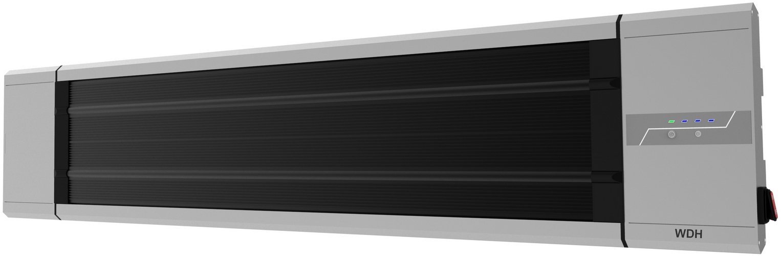 Aktobis Calefactor radiante oscuro WDH-180DS - innovador calefactor radiante SIN generación de luz fabricado en material robusto con 2.400 W