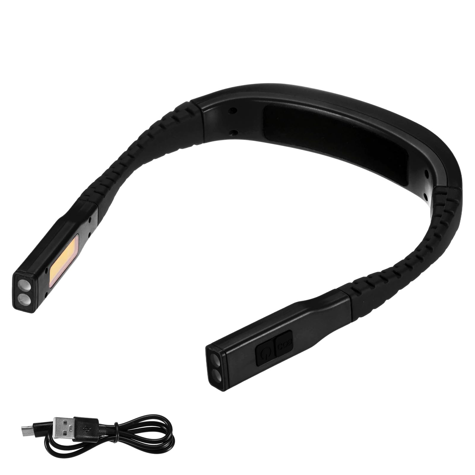M METERXITY Grill Light for Outdoor Barbecue Grilling Accessories, ABS LED Neck Reading Light for Men Women Readers/Camping/Knitting/Crochet Accessories, BBQ Lighting [Black]