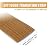 Floor Transition Strip, 3.3 Ft Self Adhesive Vinyl Flooring Transition Strips Wood to Tile Floor Divider Strip for Joining Floor Gaps Tiles Carpet Threshold Transition (1.97in W, Light Brown)
