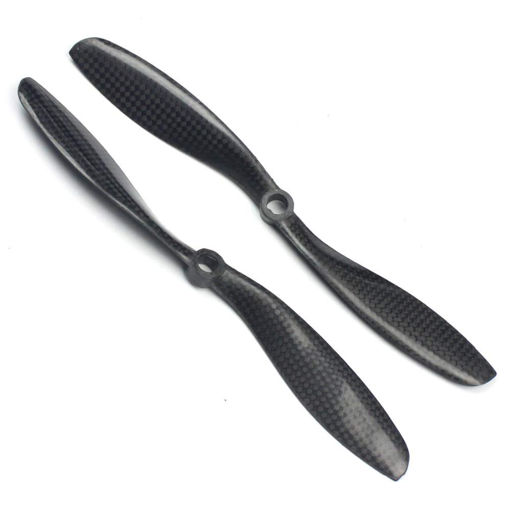 Propeller 4 Paar Drohnen-Ersatzpropeller 8,0 x 4,5 8 Zoll 3K-Carbonfaser-Propeller CW CCW 8045 CF-Requisitenpropeller, kompatibel mit Drohnenzubehör Teil ersetzen