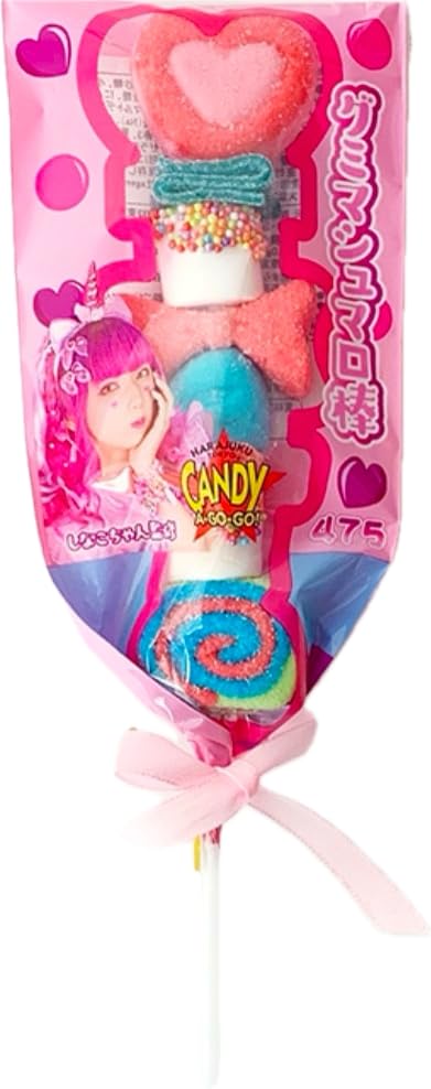 Amazon.co.jp: しなこちゃん グミマシュマロ棒 CANDY・A・GO・GO 1本