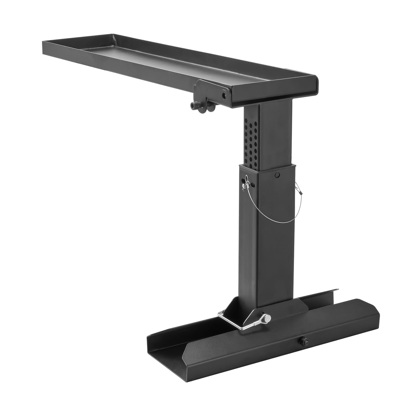 VEVOR Livellatore per Scale, Superficie di Supporto 756,92 mm x 289,5-457,2 mm Strumento di Livellamento per Scale in Acciaio, Tramoggia Pieghevole, per Scale Estensibili per Terreni Irregolari