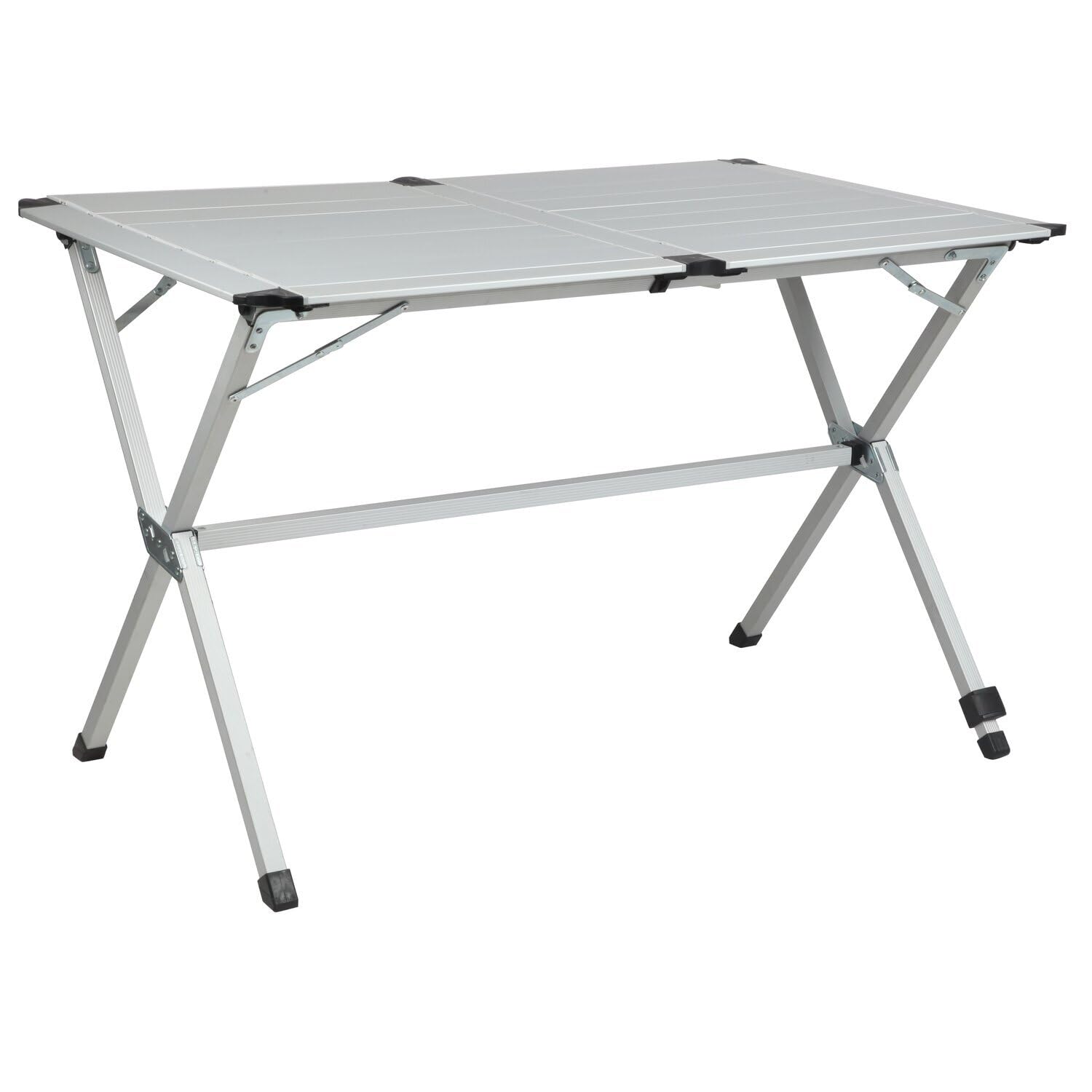 BAYA SUN - Table de Camping Gap Less Pliante en Aluminium Coloris - Grise, Nombre de Places - 6 Personnes