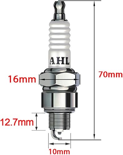 Miniatura 4 de AHL 1 paquete de cobre con bujía de níquel compatible con Yamaha YFM125 Raptor 50 80 90 125 TTR110E TTR125 TTR125E TTR125L TTR125LE TTR50E TTR90E