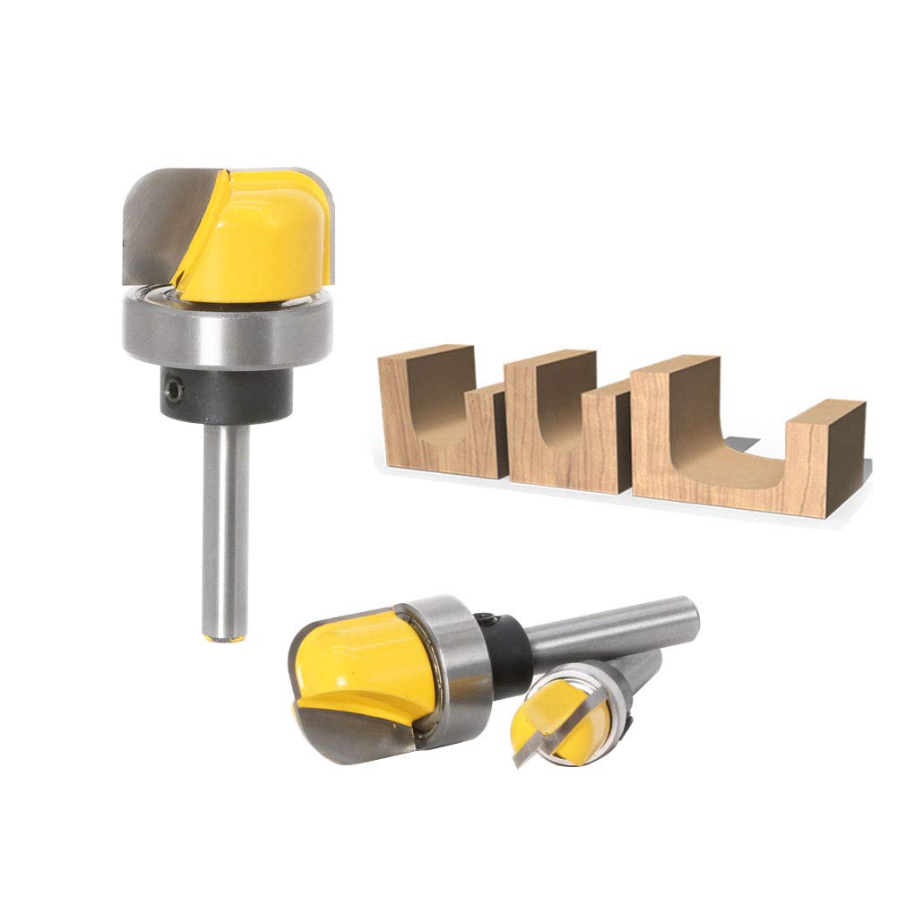 Bowl Router Bit MEANLIN 3PCS Bowl And Tray Template Router Bit Set 1/4 ...