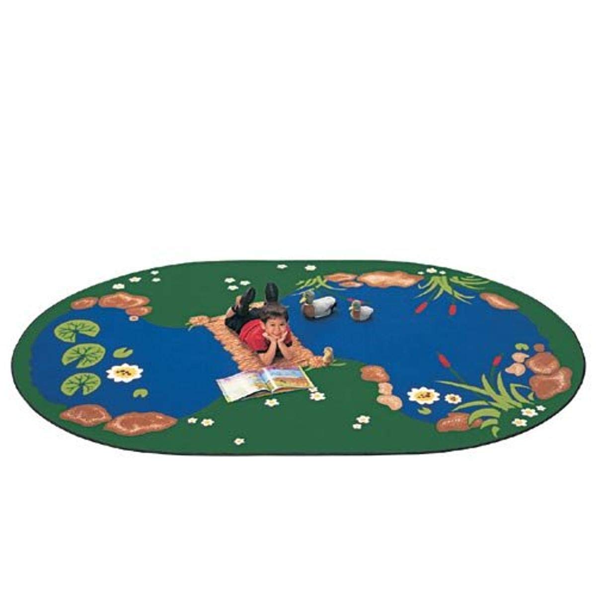Carpets for Kids 3051 The Pond 5ft 10in x 8ft 4in Oval