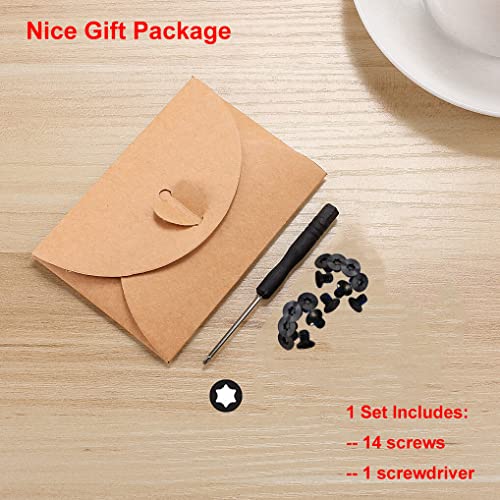 Wallet Replacement Screws Screwdriver Metal Clip for RFID Metal Wallet Repair Kit (Black Basic Set for Ridge Wallet)4