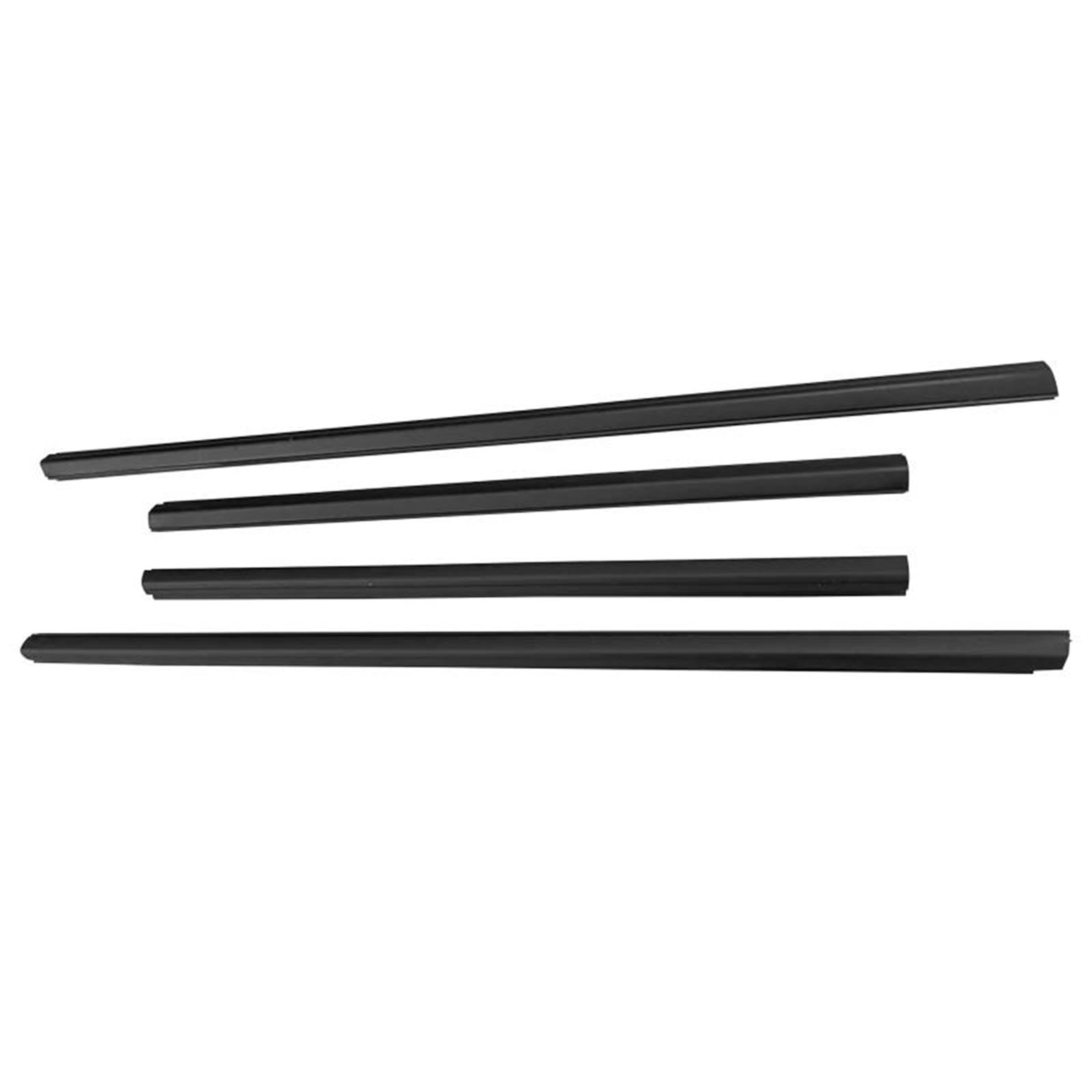 Snwdbh One Color 4Pcs/Set Car Window Sealing Strip For Jazz 2009-2014 Outdoor Weatherstrip Side Door Glass Waterproof Belt Moulding Trim Exterior Belt