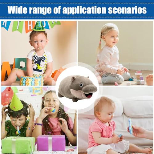 Hippo peluche mignon doudou animal pour apaiser le sommeil de bébé - 4