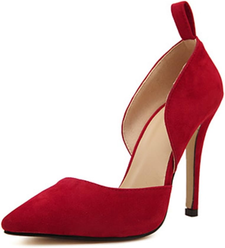 MMJULY Z&L Fashion Women's Pointy Toe High Heel Stiletto Big Bow Dress Pumps - Image 7