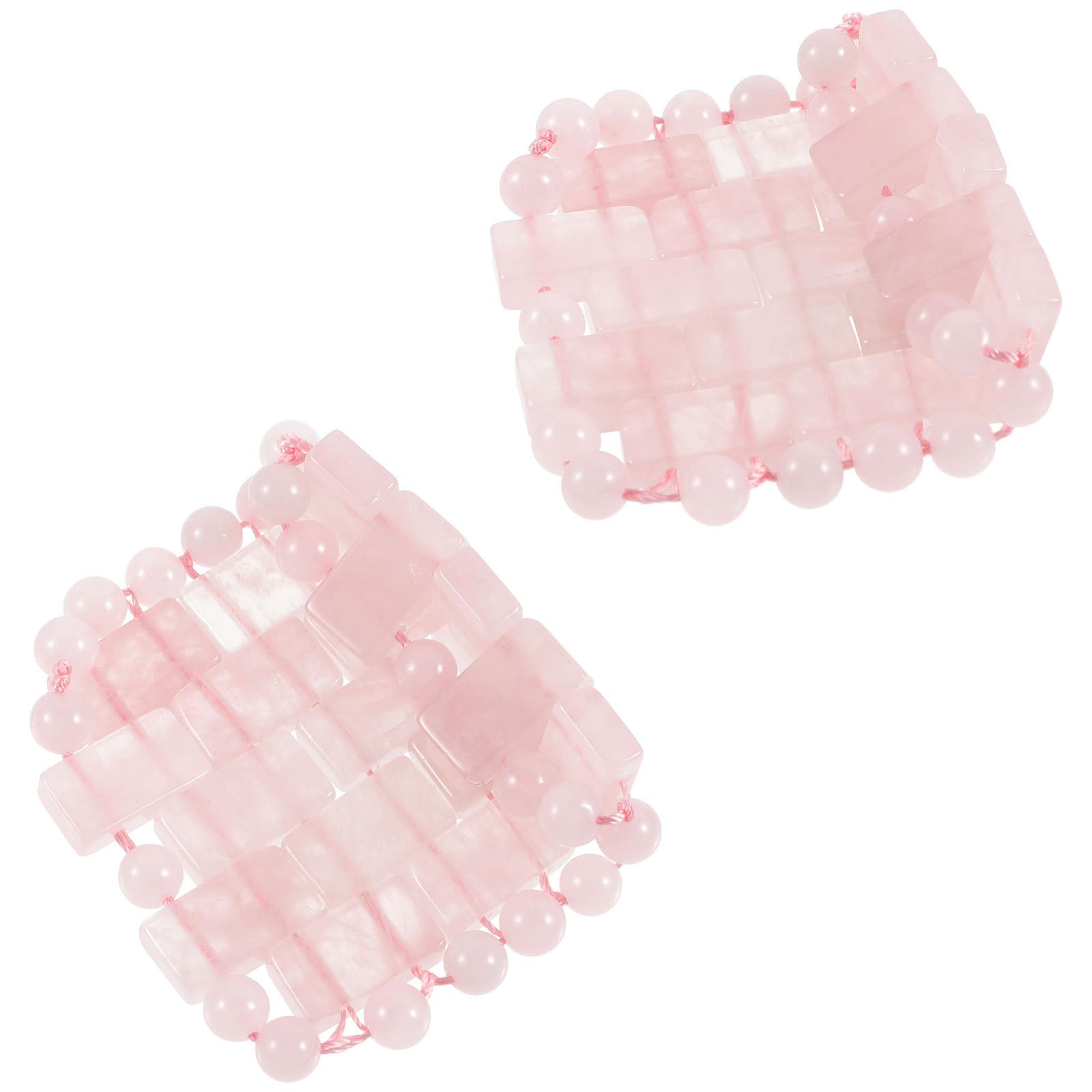 Maschera per Occhi in Quarzo Naturale Copri Occhio Rinfrescante, Design Semplice, per Massaggio e Recupero Dopo Sole, 1 Paio per Ragazze