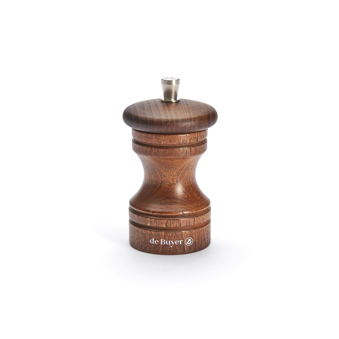 Moulin à sel Paso DE BUYER S340.100202 bois foncé 10cm