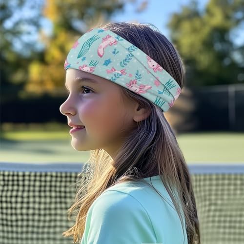 Kids Athletic Sweatbands for Workout Running Yoga Soccer Soft Stretchy Wicking Sweat3