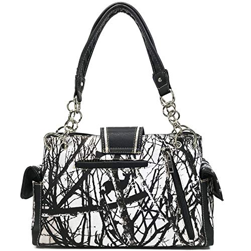 Zelris Camouflage Shine Glow Buckle Women Conceal Carry Shoulder Handbag3