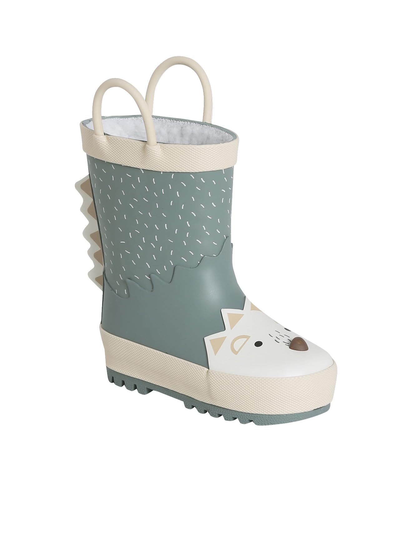 VERTBAUDET Bottes de pluie bébé détails ludiques vert imprimé 21