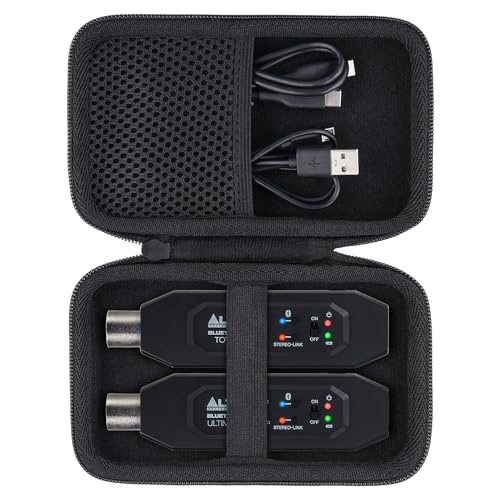 Aenllosi Hard Case for Alto Professional Bluetooth Total 2 and Bluetooth Ultimate,XLR Bluetooth Transmitter & Receiver Organizer(Case Only)