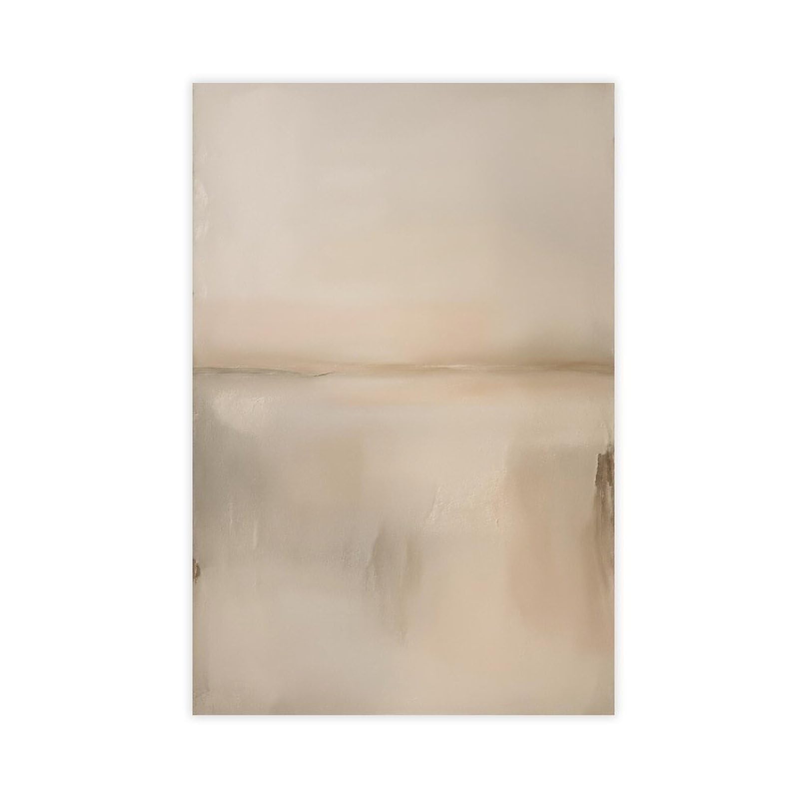 Zguols Beige Textured Abstract And Minimalist Poster 5 Canvas Poster Bedroom Decor Sports Landscape Office Room Decor Gift Unframed Print 24" L X 36" W