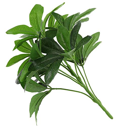 Sytauuan Plante Artificielle en Plastique 9 têtes Vert Cover