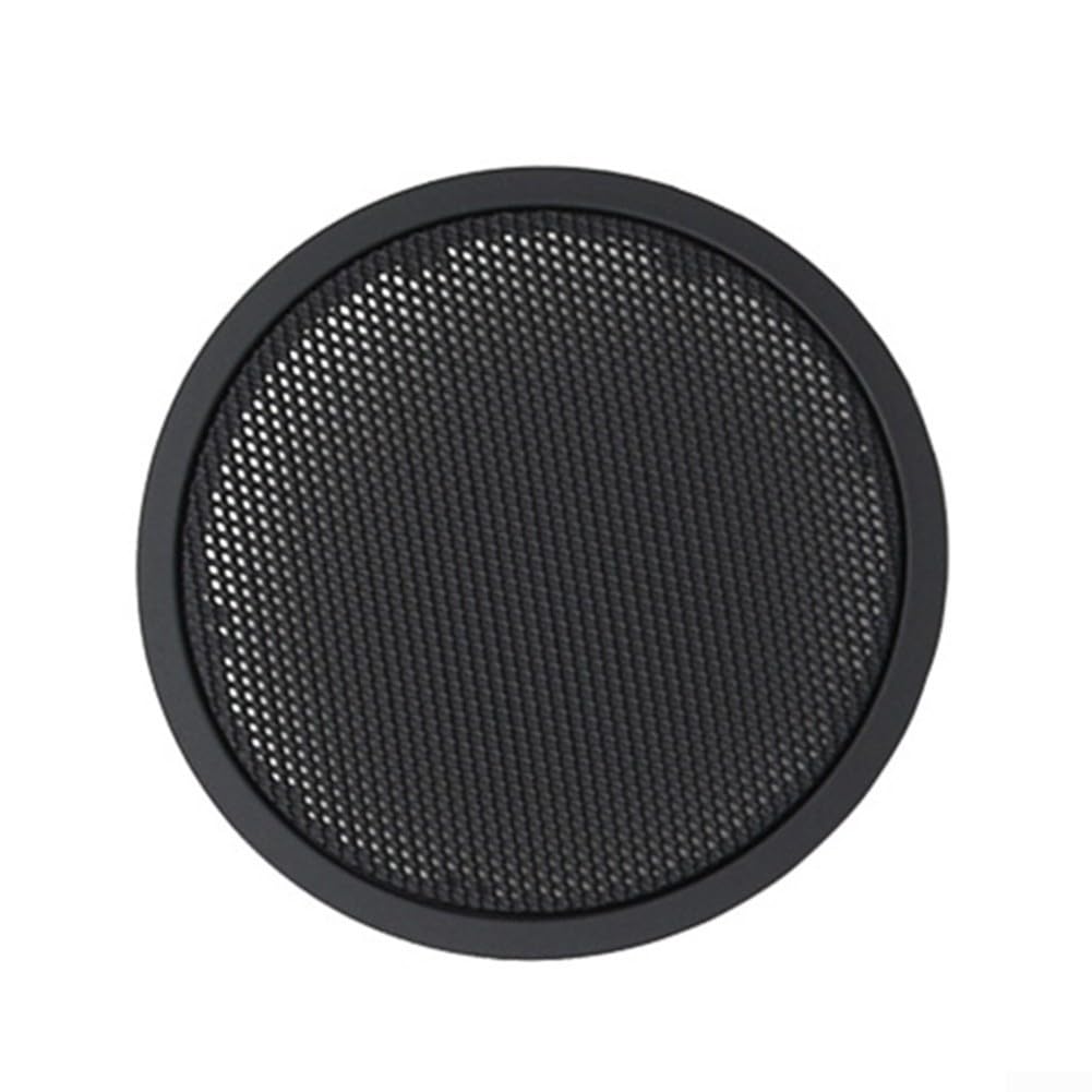 Cubierta de rejilla de altavoz de puerta interior, protector de malla de audio para X5 E70 X6 E71 E72 X3 F25 X4 F26 5 Series GT F07 Negro Amarillo (negro)