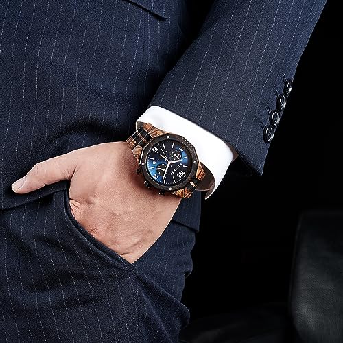 2win-Engraved-Wooden-Watches-for-Men-Chronograph-Military-Luxury-Personalized-Customized-Wrist-Watches-for-Husband-My-Man-Boyfriend-Dad-Son-B-to-My-Husband