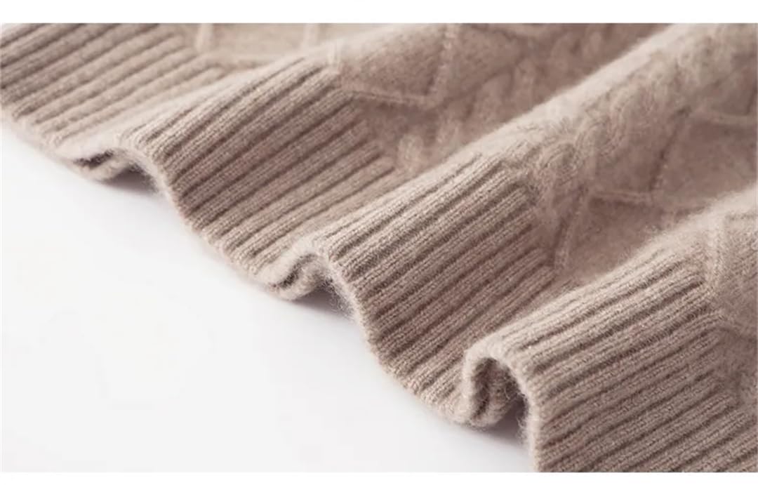 Disimlarl Maglione da donna in lana ispessito vestito a righe cavo fiore matita pullover maglioni