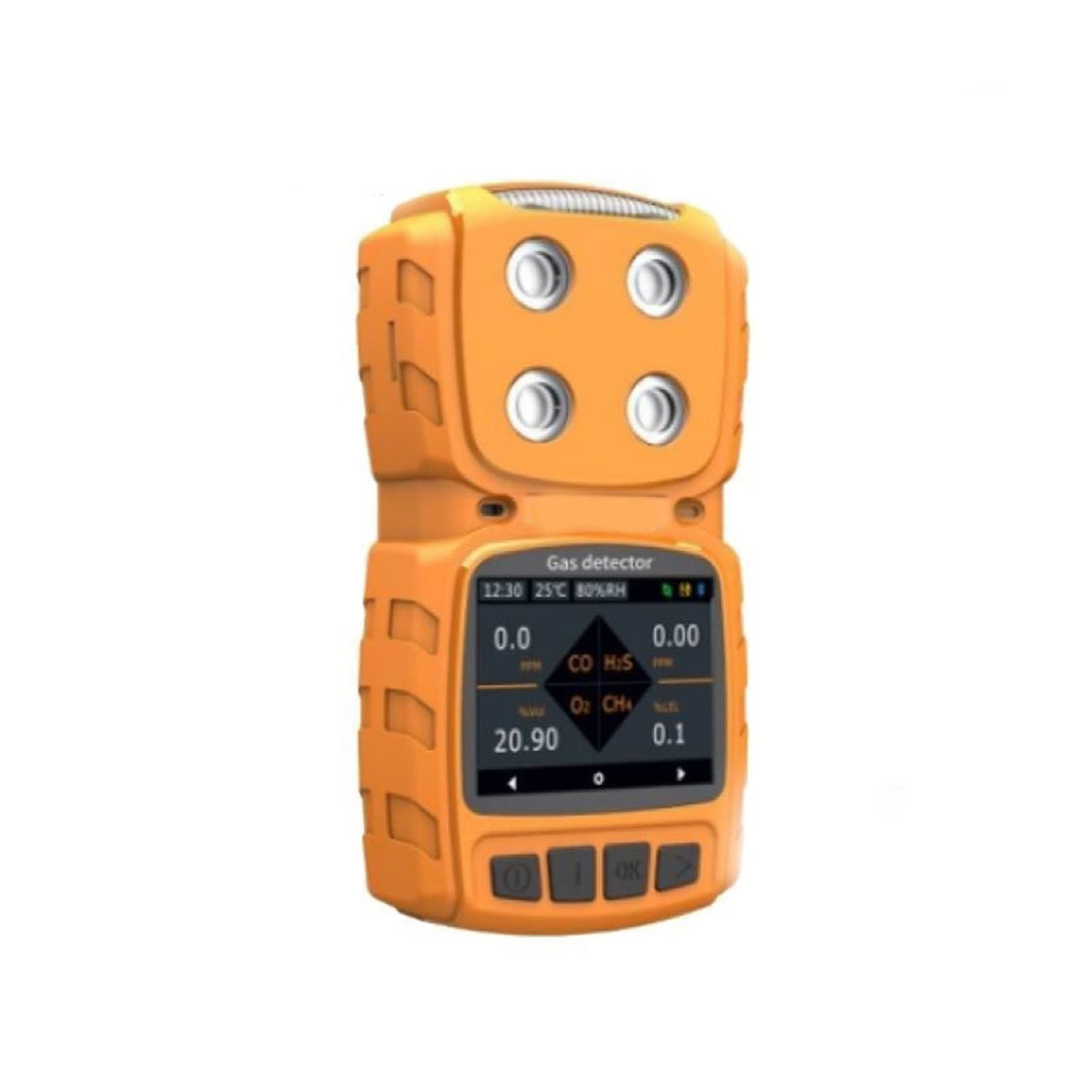 Llawqsm One Color Gas Detector, Pt40-Cl2 Handheld Diffusion Chlorine Gas Detector