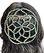 Rainbow color Kippah Handmade beaded kippot headcovering yarmulke
