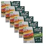 Dr Praeger's Cauliflower Burger - A Summer garden in a Burger With Cauliflower, Peas, Zucchini and More - Non GMO - Soy and Gluten Free - 210 Calories Per Serving - 6 Pack (8 oz Each)