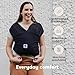 CuddleCarry™ Pre-Wrapped Baby Ring Sling by CuddleBug - Adjustable, Lightweight Baby Carrier Wrap - Ergonomic Front Carry for Newborn to Toddler (0-36m, 8-35 lbs) - Black
