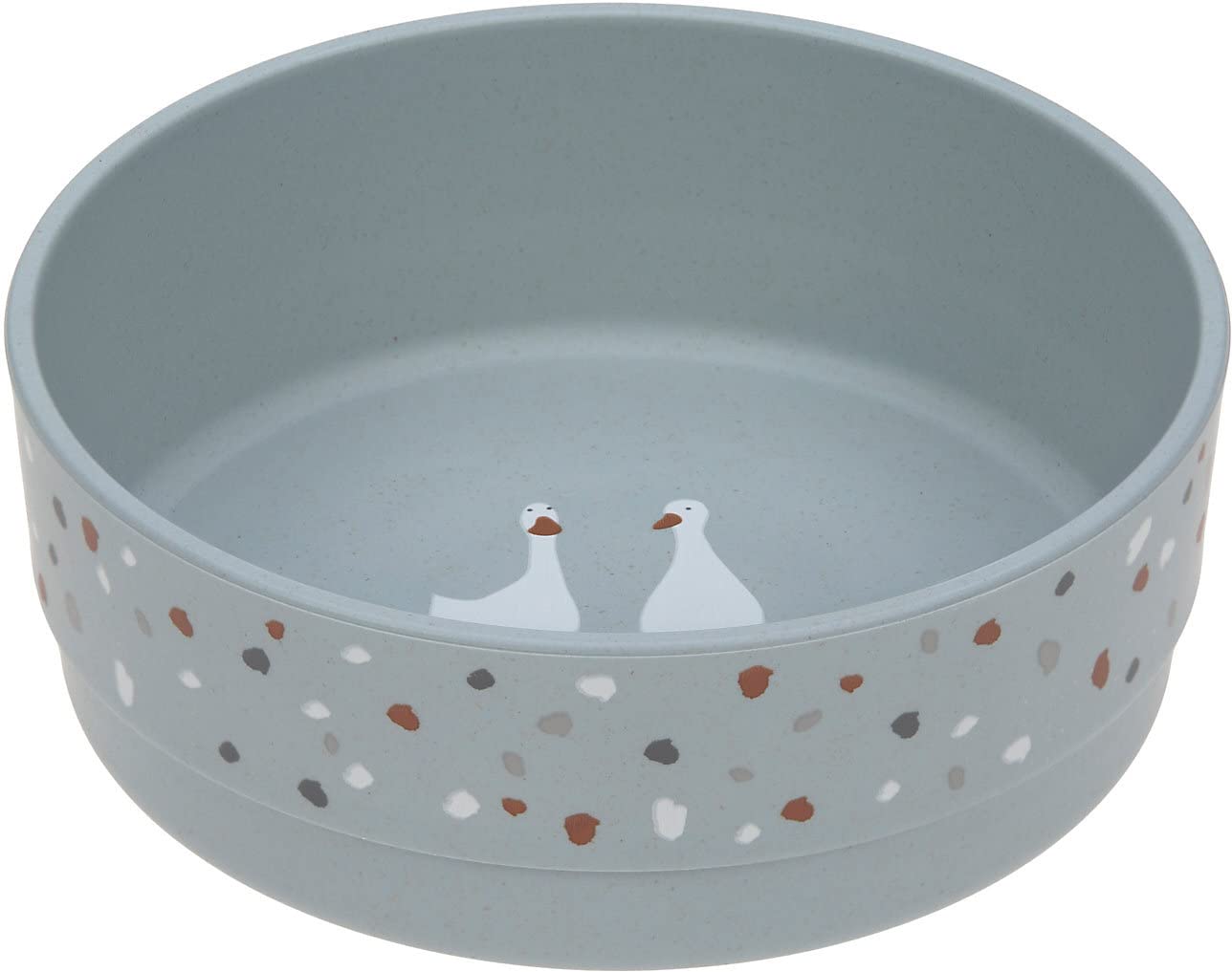 LÄSSIG Kids Bowl PP/Cellulose Tiny Farmer Sheep/Goose blue